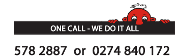 Call 07 578 or 0274 840 172